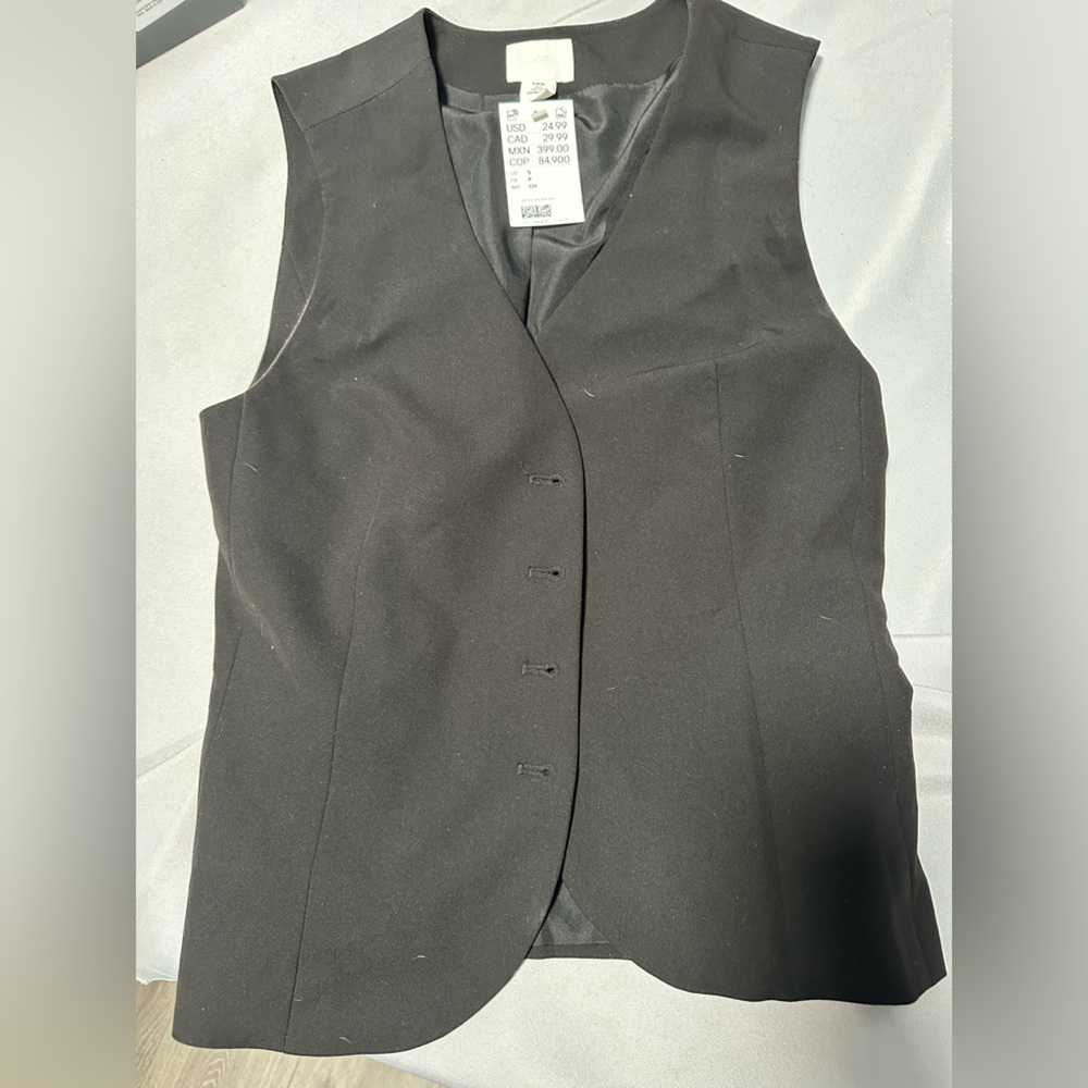 H&M Black Vest